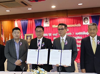 Suan Sunandha Rajabhat University signed
an MOU with CP ALL to produce premium
graduates as 7-Eleven store managers.