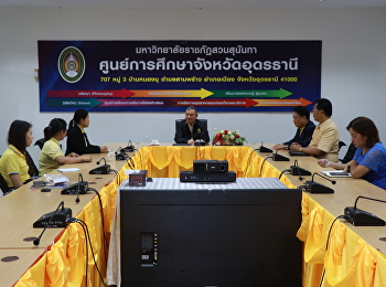 ศาสตราจารย์ ดร.วรเดช จันทรศร
และผู้ช่วยศาสตราจารย์ ดร.นิพนธ์
ศศิธรเสาวภา ในโอกาสเข้าเยี่ยม
ศูนย์การศึกษาจังหวัดอุดรธานี