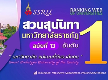 ????????ในวันที่ 27 มกราคม 2564
ผลการจัดอันดับโดย Webometrics January
2021 Edition 2021.1.0
ได้ถูกประกาศออกมาเป็นที่เรียบร้อยนะคะ