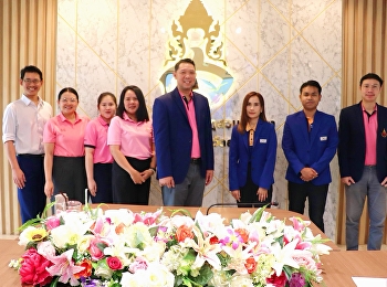 Representatives from the Promotion of
Savings Division, National Savings Fund
(NSF) met with the university executives
to discuss and seek collaboration in
organizing activities to promote savings
awareness.